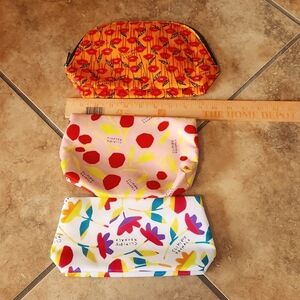 Clinique X Donald 3pk of Cosmetic Bags